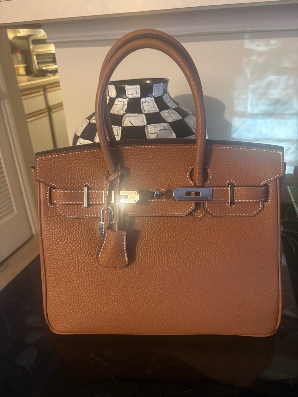 Ainifeel Birkin Style Handbag 30CM